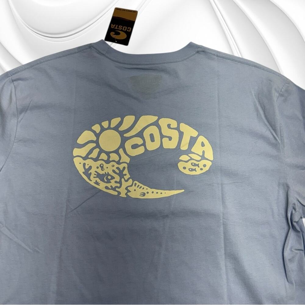 COSTA Men’s XXL Blue Short Sleeve T-shirt
